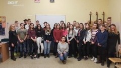 Wolontariusze z programu Erasmus Plus w Szkole Podstawowej nr 1 w Malborku - 24.01.2018