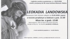 Zmarła Leokadia Landowska. Żyła 98 lat. 