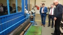 Burmistrz Miasta Malborka Marek Charzewski z wizytą w firmie S&P Polska - 22.02.2018