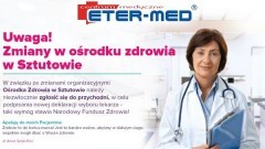 Uwaga! Zmiany w ośrodku zdrowia w Sztutowie - 09.03.2018