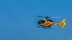 Orłowo : Stracił równowagę i wpadł do rowu. Śmigłowiec LPR transportował 47- letni mężczyznę do szpitala z powodu wyziębienia organizmu.