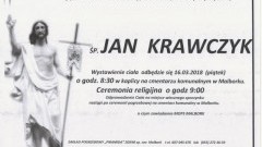 Zmarł Jan Krawczyk. Żył 58 lat