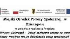 Miejski Ośrodek Pomocy w Dzierzgoniu zaprasza wszystkich rodziców dzieci na spotkanie organizacyjno/rekrutacyjne do Młodzieżowego Klubu Opiekuńczego „Wolnoczasówka”