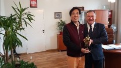 Wizyta rektora Uniwersytetu Ekonomicznego w Pekinie w malborskim magistracie