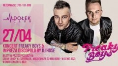 Koncert "Freaky Boys" & Impreza Disco Polo malborski Dołek Club zaprasza!