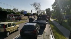 Kolizja 3 aut na ulicy Warszawskiej w Nowym Dworze Gdańskim