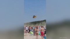 Trzy utonięcia jednego dnia. Na plaży w Jantarze lądowało LPR. Z wody wyciągnięto również 12- letniego chłopca. 