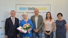 Podziękowania dla Pani Teresy Adamiak dyrektor Biblioteki Publicznej Miasta i Gminy Nowy Dwór Gdański