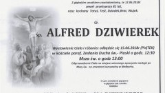 Zmarł Alfred Dziwierek. Żył 81 lat.