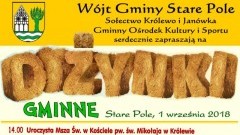 Zapraszamy na Dożynki Gminne 2018 w Starym Polu. Zobacz program imprezy.