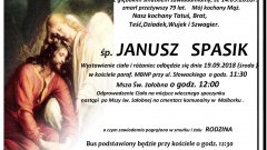 Zmarł Janusz Spasik. Żył 79 lat.