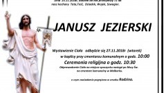 Zmarł Janusz Jezierski. Żył 72 lata.