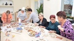 Świąteczne przygotowania w Żuławskim Klubie Seniora w Nowym Dworze Gdańskim