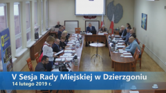 V sesja Rady Miejskiej w Dzierzgoniu