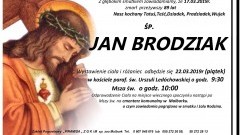 Zmarł Jan Brodziak. Żył 89 lat