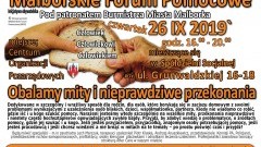 „Obalamy mity i nieprawdziwe przekonania"- Malborskie Forum Pomocowe
