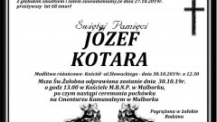 Zmarł Józef Kotara. Żył 68 lat