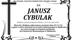 Zmarł Janusz Cybulak. Żył 54 lata.