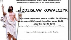 Zmarł Zdzisław Kowalczyk. Żył 57 lat.