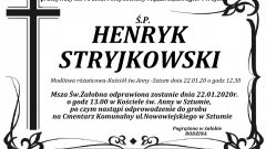 Zmarł Henryk Stryjkowski. Żył 91 lat.