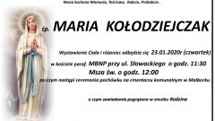 Zmarła Maria Kołodziejczak. Żyła 90 lat.