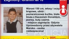 Child Alert – trwają poszukiwania uprowadzonego 10 – letniego Ibrahima.