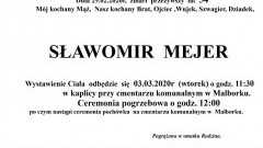 Zmarł Sławomir Mejer. Żył 54 lata.