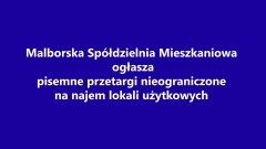 Najem lokali użytkowych w Malborku i Nowym Stawie. MSM ogłasza przetargi. 