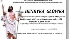 Zmarła Henryka Główka. Żyła 86 lat.