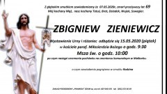 Zmarł Zbigniew Zieniewicz. Żył 69 lat.