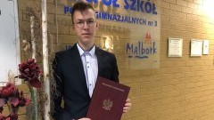 Najlepszym absolwentem w powiecie malborskim okazał się uczeń ZSP3.