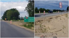 Czarlin- Knybawa. Ani żywej duszy na przebudowie drogi. Spór GDDKiA z wykonawcą robót. 