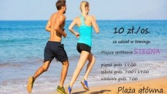 Trening Slow Jogging w ten weekend na plaży w Stegnie.