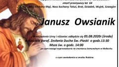 Zmarł Janusz Owsianik. Żył 64 lata.