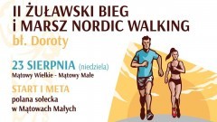 W najbliższą niedzielę odbędzie się II Żuławski Bieg i Marsz Nordic Walking bł. Doroty. Szczegóły na plakacie.