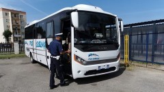 Nowodworska drogówka skontrolowała podróżujących autobusami.