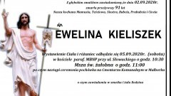 Zmarła Ewelina Kieliszek. Żyła 91 lat.