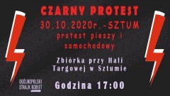 Sztum. W piątek kolejny CZARNY PROTEST. 