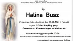 Zmarła Halina Busz. Żyła 82 lata.