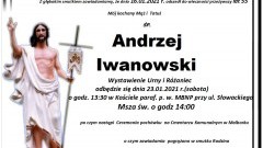 Zmarł Andrzej Iwanowski. Żył 55 lat.