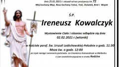 Zmarł Ireneusz Kowalczyk. Żył 72 lata.