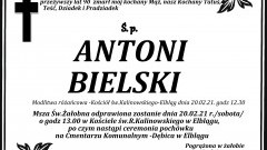 Zmarł Antoni Bielski. Żył 90 lat.