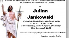 Zmarł Julian Jankowski. Żył 88 lat.