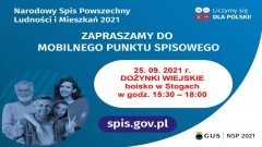 Gmina Malbork zaprasza do skorzystania z Mobilnego Punktu Spisowego w Stogach.