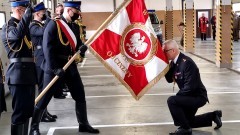 Malbork. Straż Pożarna pożegnała swojego komendanta - bryg. Mariusz Dzieciątek odszedł na emeryturę.