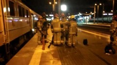 Pożar lokomotywy na stacji kolejowej – weekendowy raport malborskich służb mundurowych.