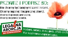 Malborska Akcja Kobieca. Wyraź swój sprzeciw – przyjdź i podpisz się.