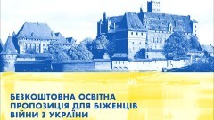 Malbork. Muzeum Zamkowe ze specjalną ofertą edukacyjną dla uchodźców z Ukrainy.