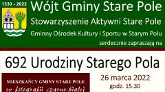 692 urodziny Starego Pola – szczegóły na plakacie. 