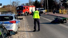 Motocyklista w szpitalu po wypadku w Nowej Wsi Malborskiej – weekendowy raport malborskich służb mundurowych.